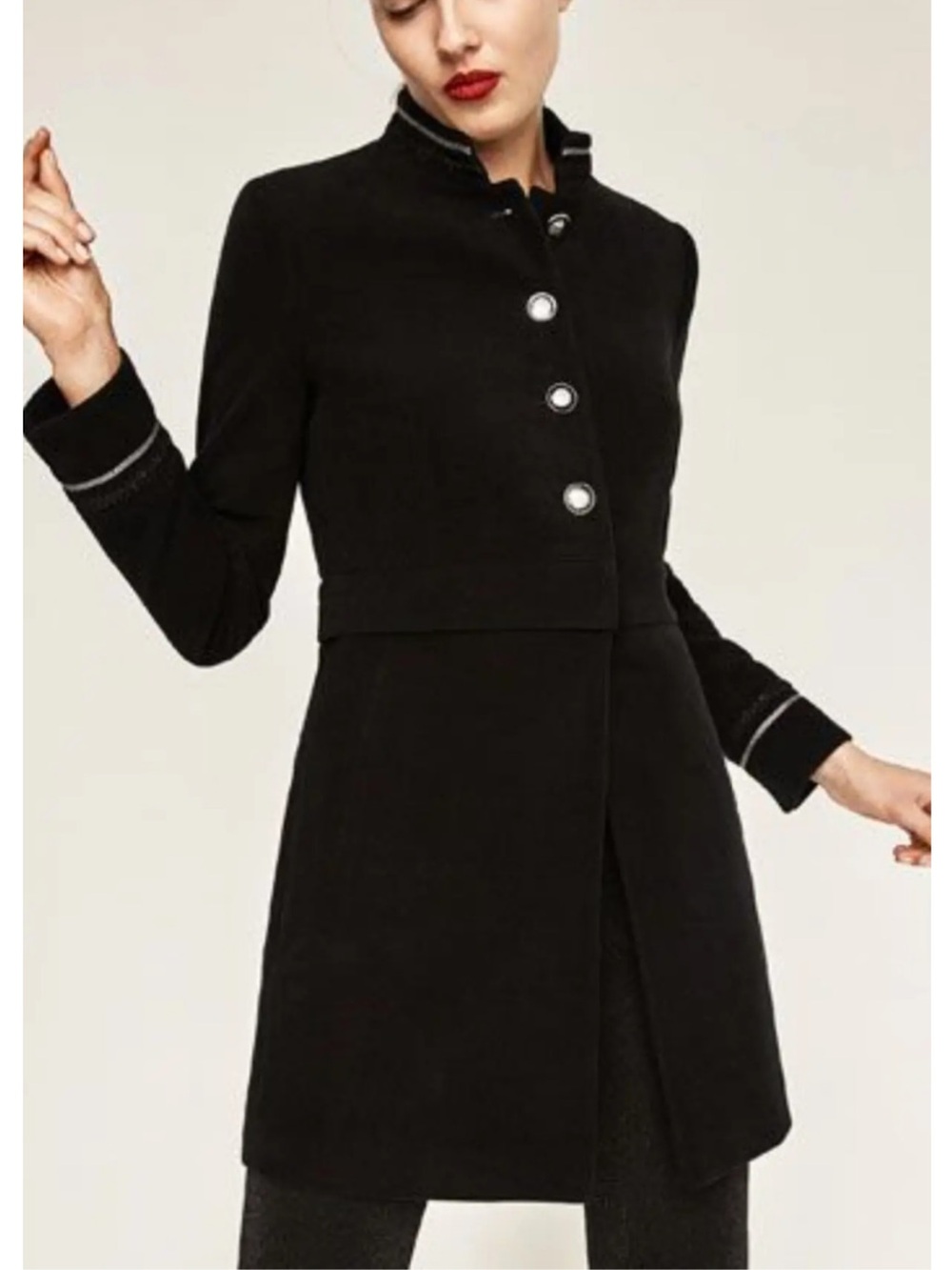 Zara Military Pea Coat